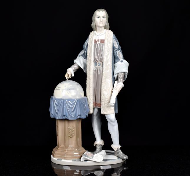 Lladro Nao "Christopher Columbus" figural porslinsgrupp 1900-tal