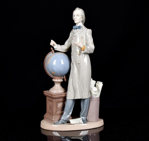 Lladro Nao "Professor" figural porslinsgrupp 1900-tal