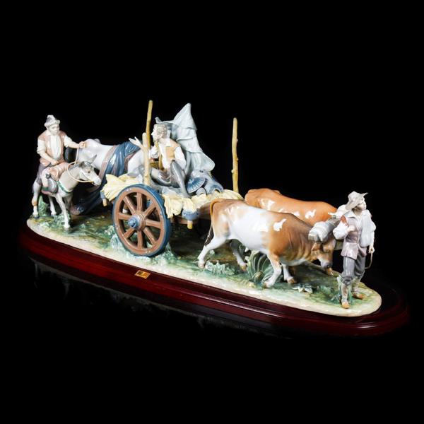 Figurin Porslin "Return to La Mancha" Lladro Spanien 