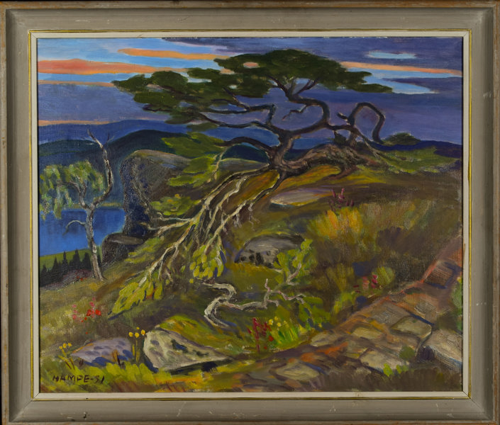 Hampe Halfdan Svanberg 1883-1961 Olja på duk