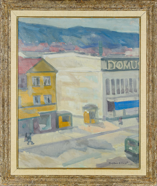 Gustav Edwall 1902-1984 Olja på duk 