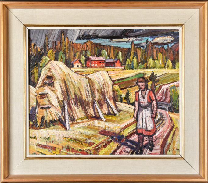 Gunnar Wiberg 1894-1969 Olja på duk