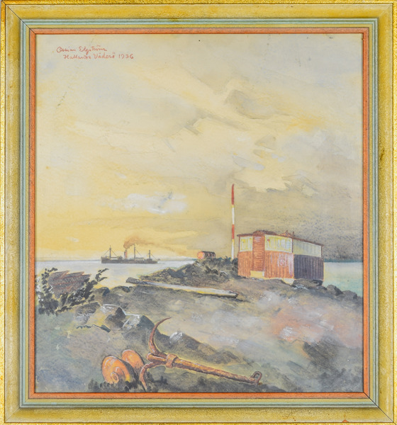 Ossian Elgström 1883-1950 Akvarell på papper