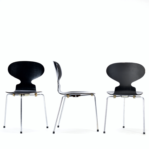 Arne Jacobsens Stolar "Myran" 3101 Fritz Hansen (8 st) 